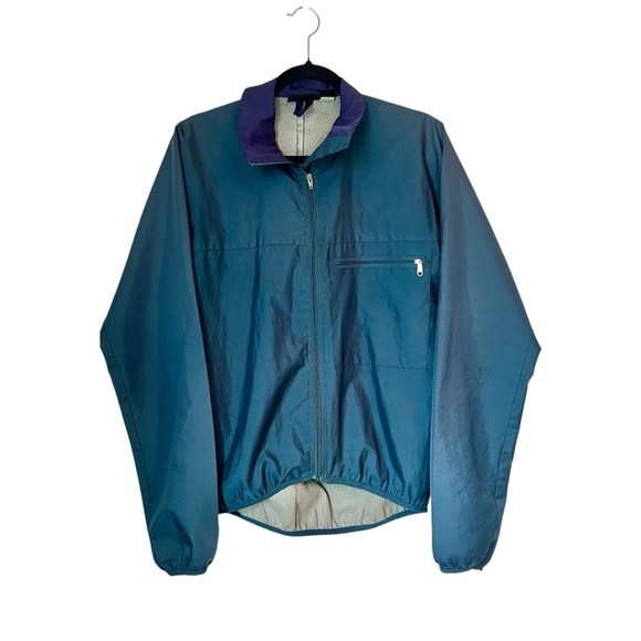 Vintage Patagonia Windbreaker Blue and Purple Jacket Size Small - Picture 1 of 10